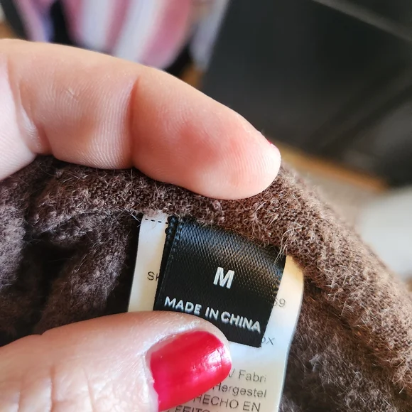 Cozy Brown Fuzzy Sweater - Picture 3 of 5